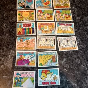 Rare Cracker Jack Prizes Pretend Postcards Columbus Ohio United  States Cartoon